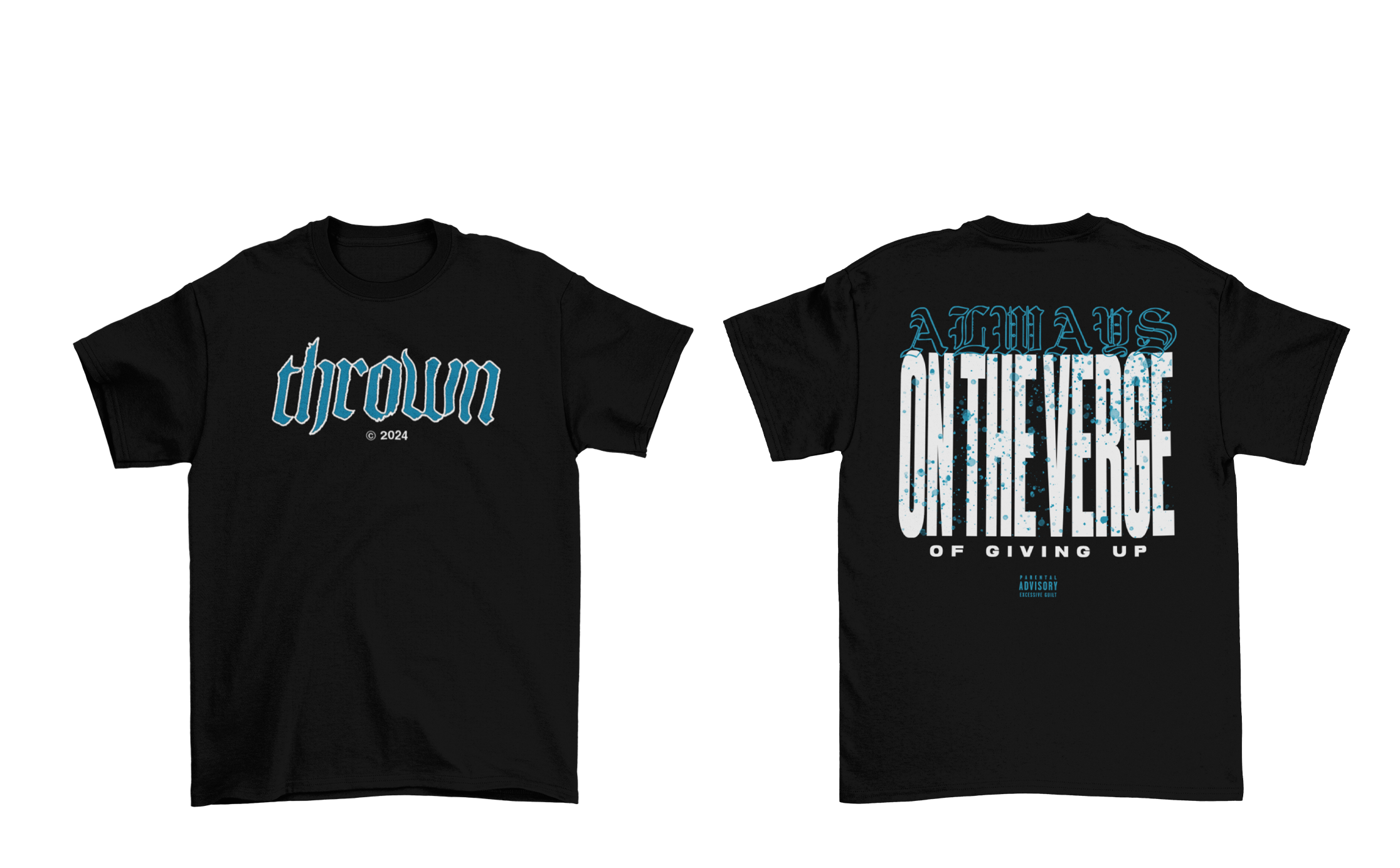 On The Verge Black Tee