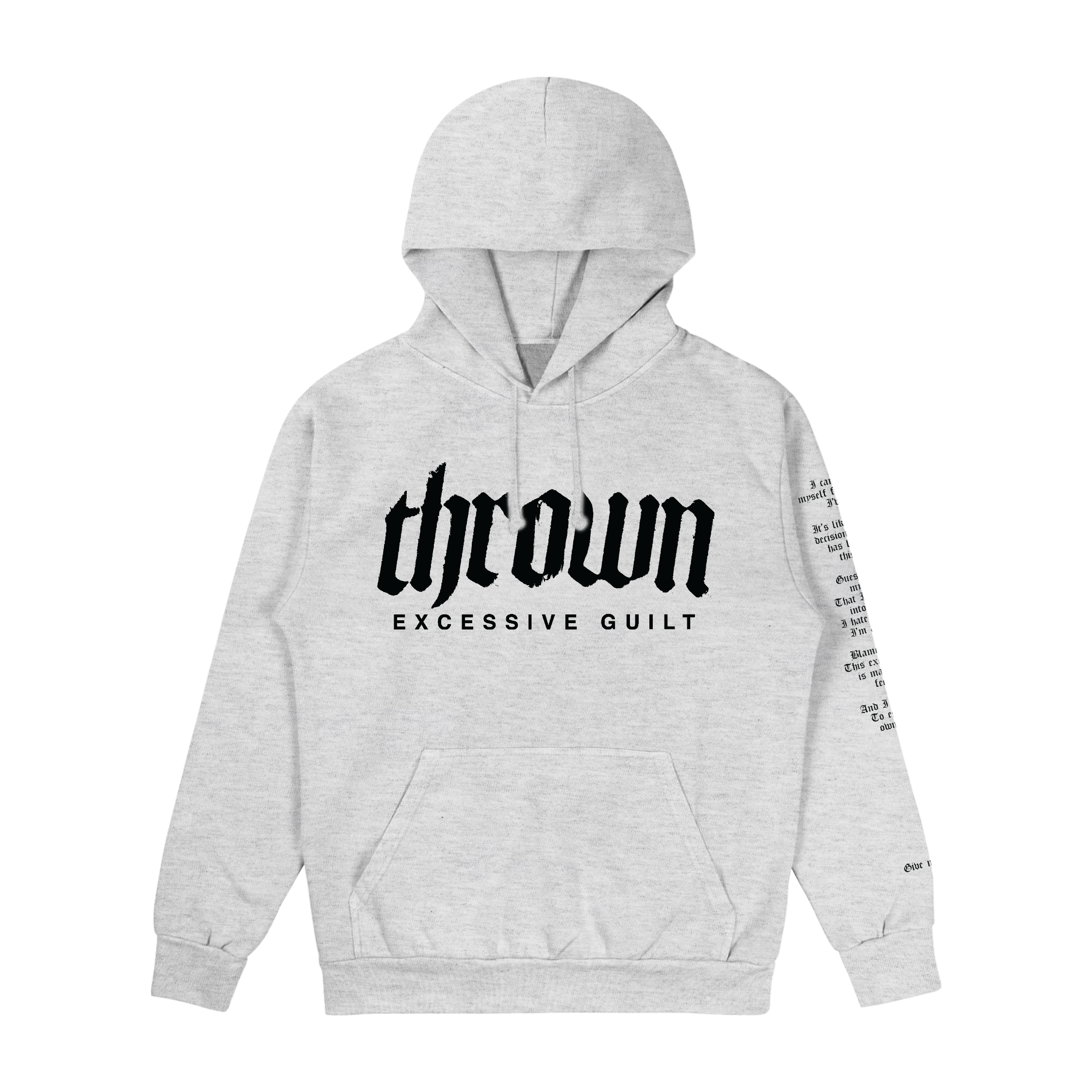Excessive Guilt Gray Hoodie