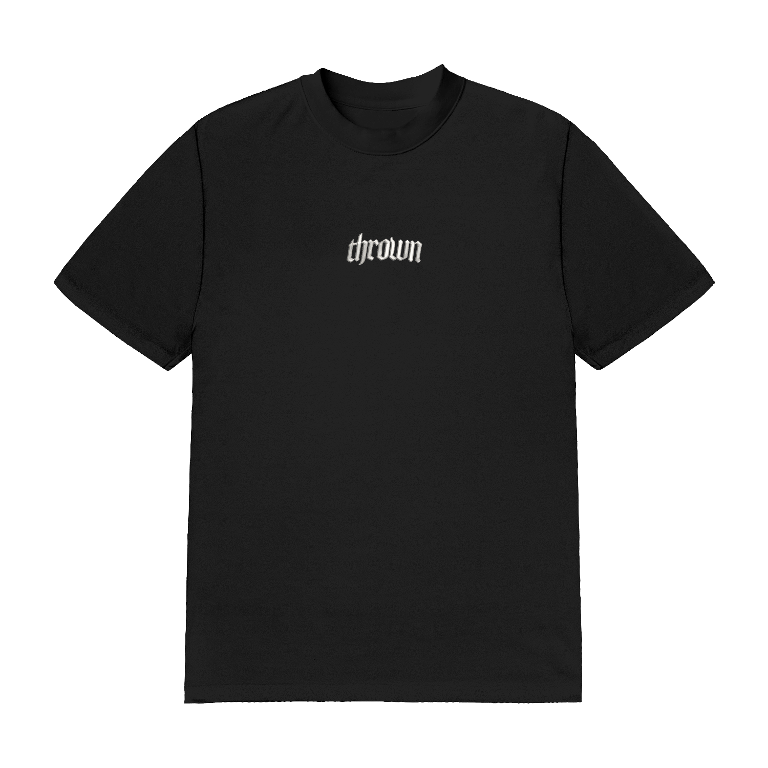 Embroidered Metallic Logo Tee