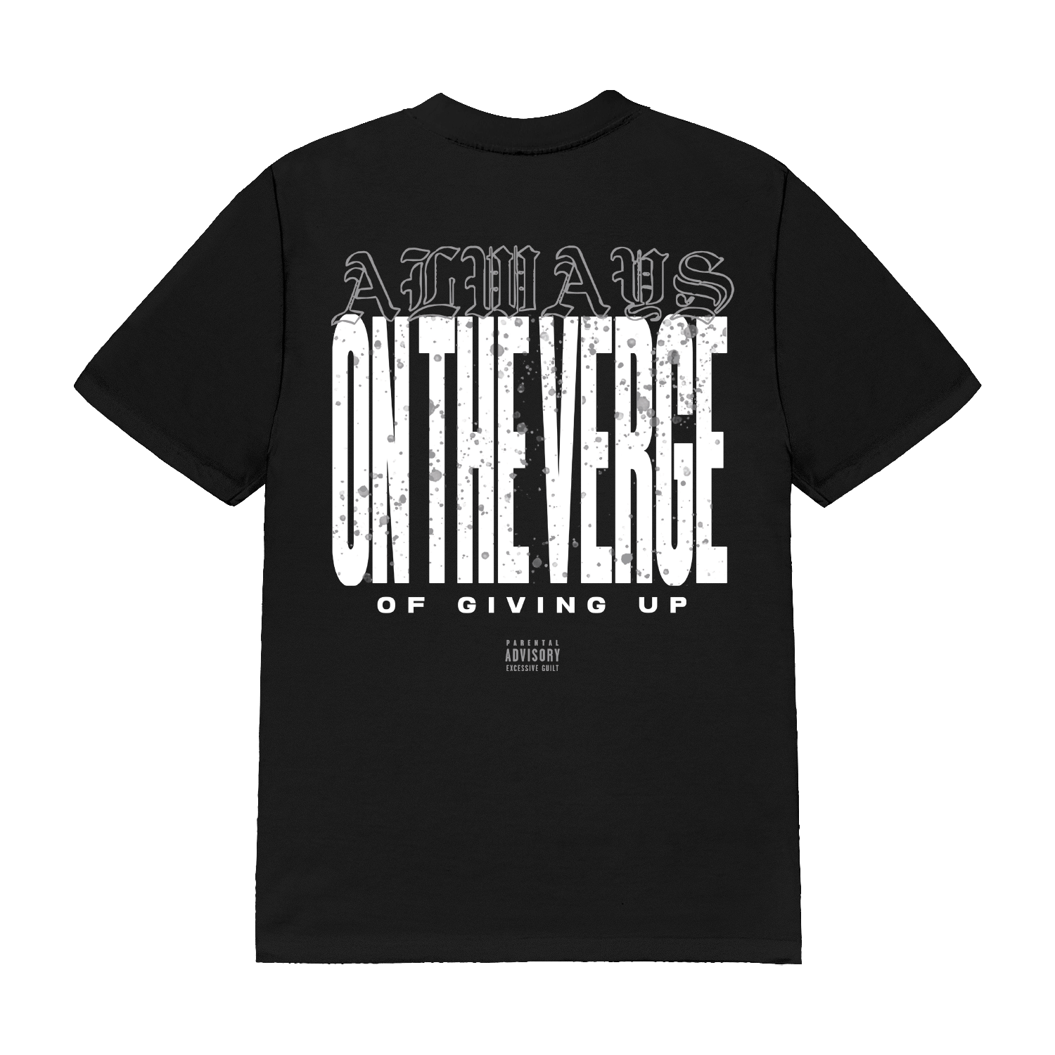On the Verge Black Tee