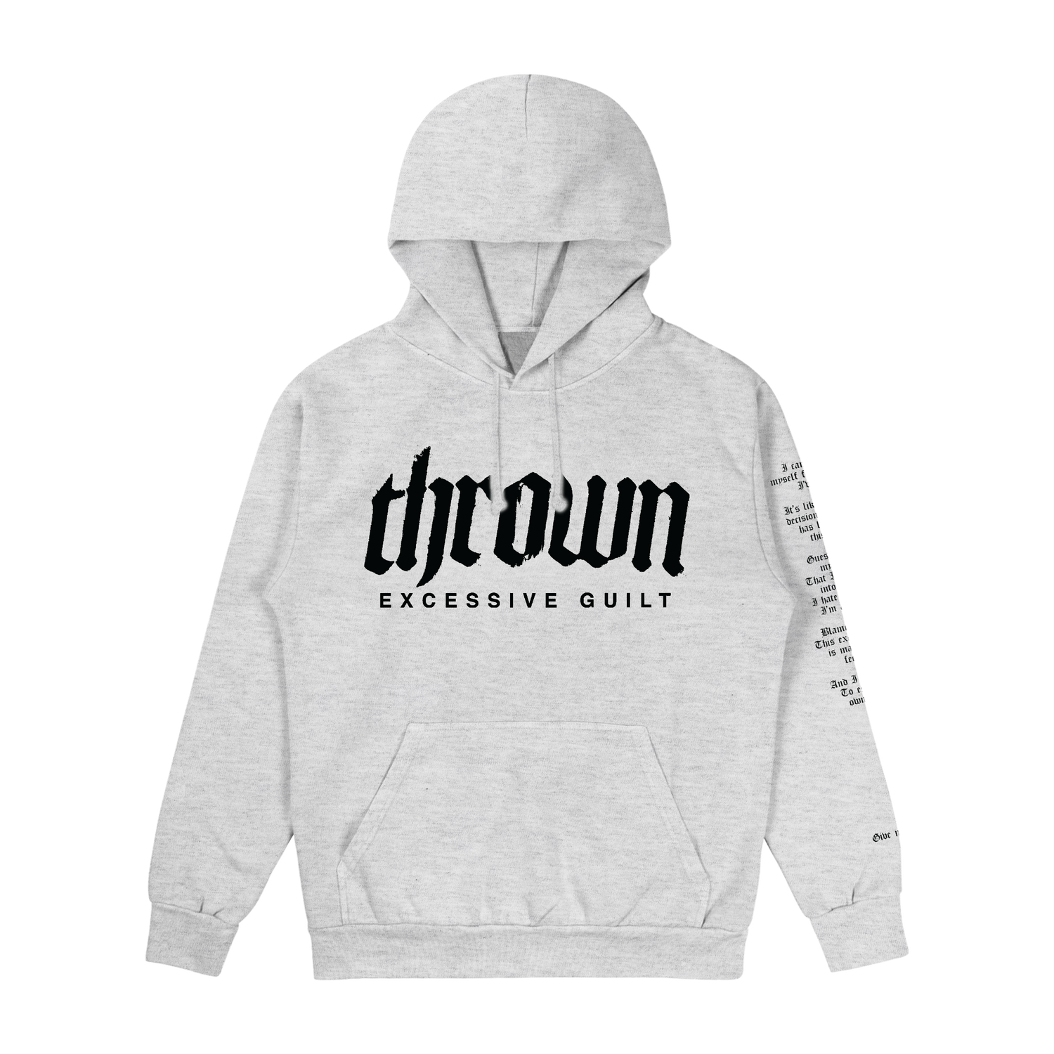 Excessive Guilt Gray Hoodie
