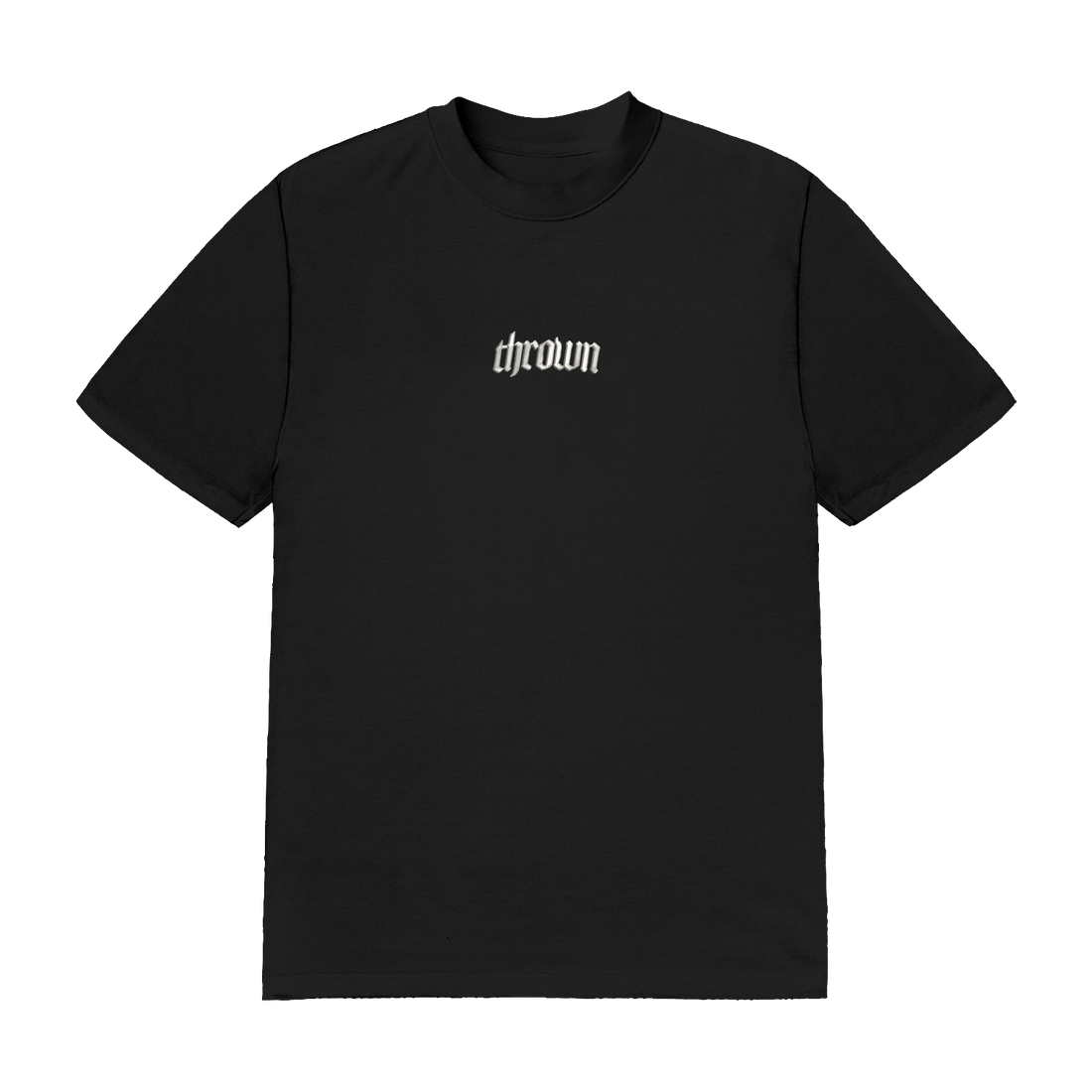 Embroidered Metallic Logo Tee