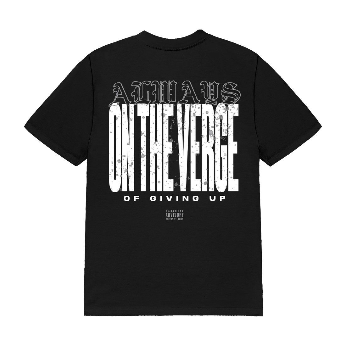 On the Verge Black Tee