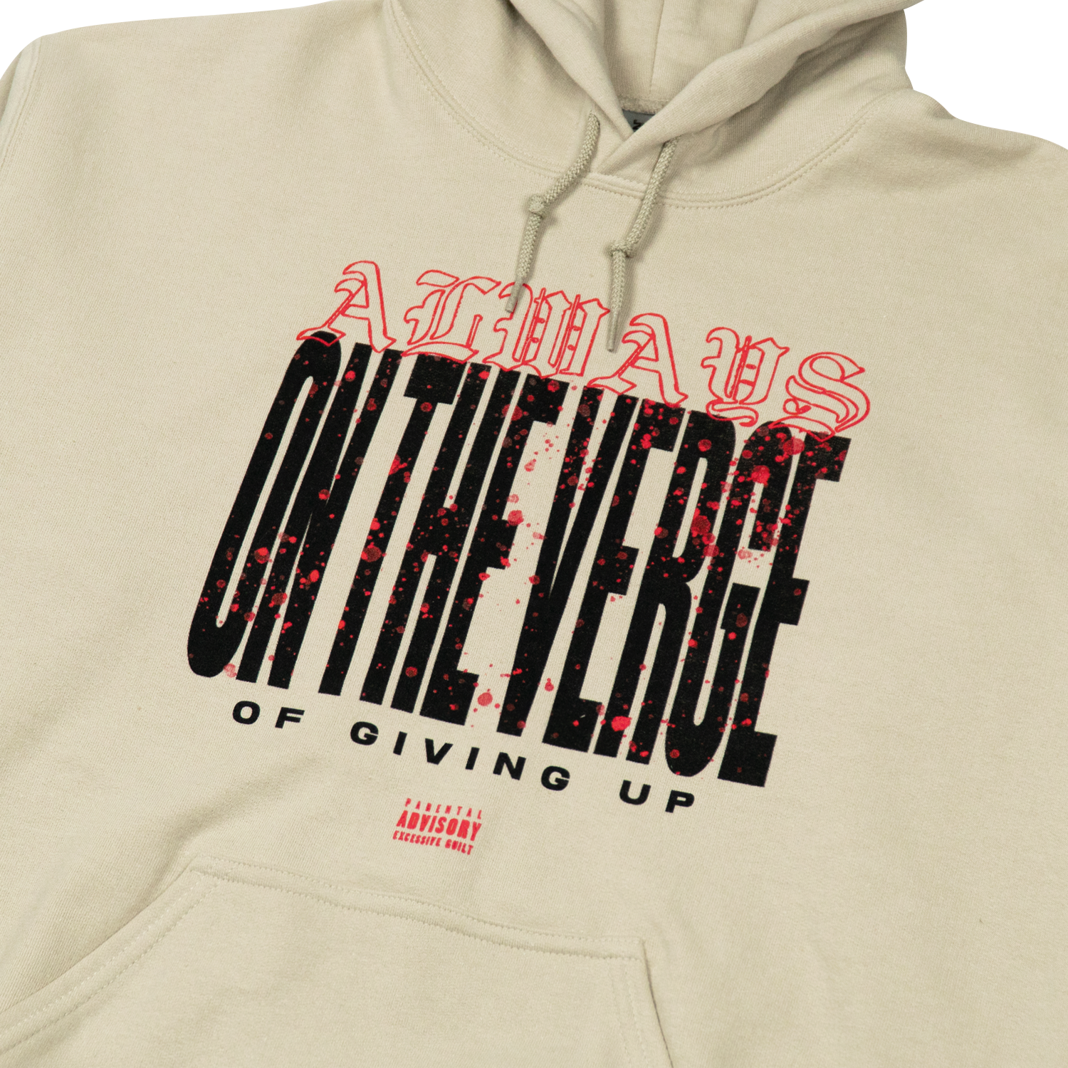On The Verge Sand Hoodie
