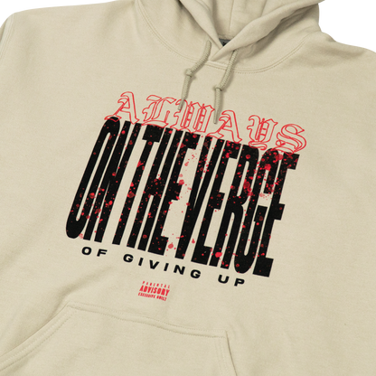 On The Verge Sand Hoodie