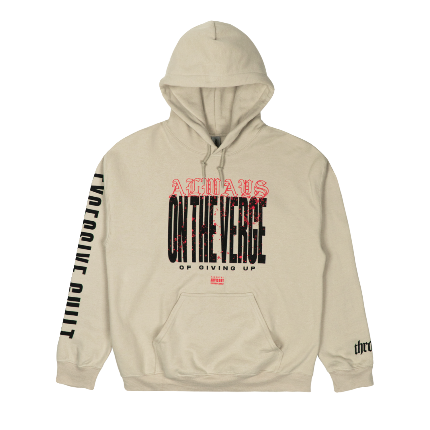 On The Verge Sand Hoodie