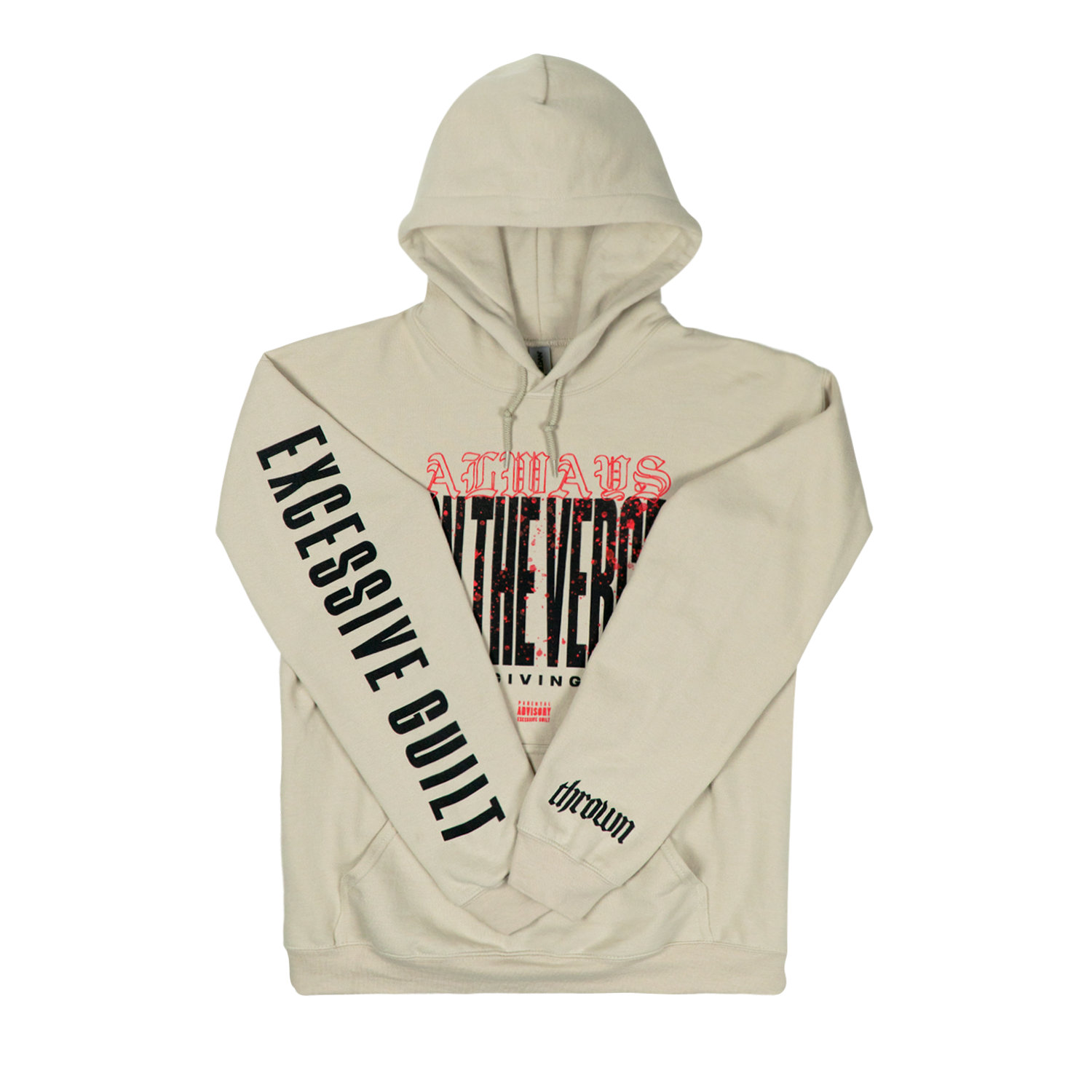 On The Verge Sand Hoodie
